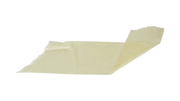 istock Beige Ripped Textured Paper Adhesive Masking Tape 2182100586