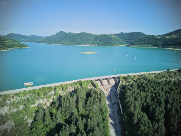 istock Water reservoir dam 2182101130