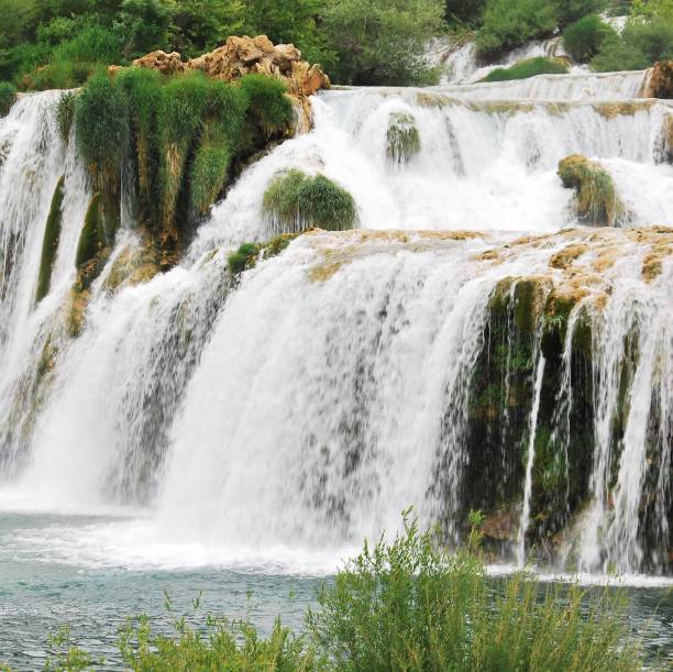 Mooie waterval in Kroatië Krka National Park