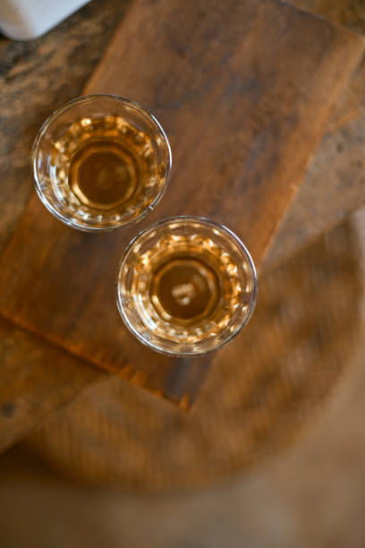 Hot cup of tea in the morning light, selective focus