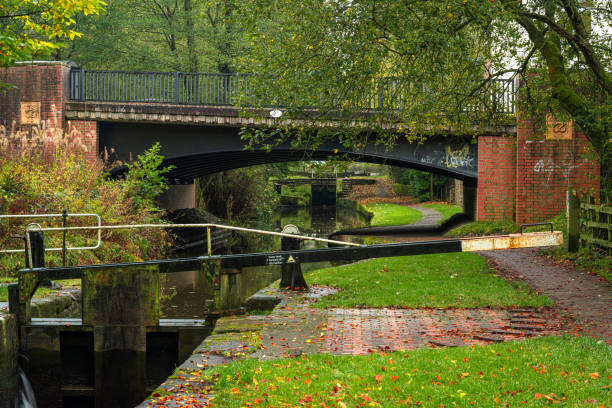 istock A lock at bridge 25 on the Caldon Canal during autumn. 2182116675