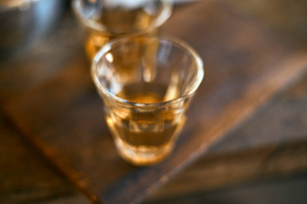 Hot cup of tea in the morning light, selective focus