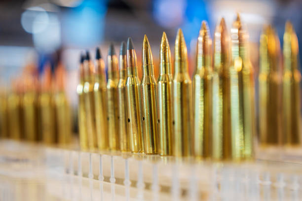 Lots of bullets together in a show.
