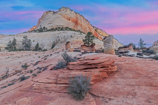 istock Dawn, Rock Formations Zion National Park 2182120478