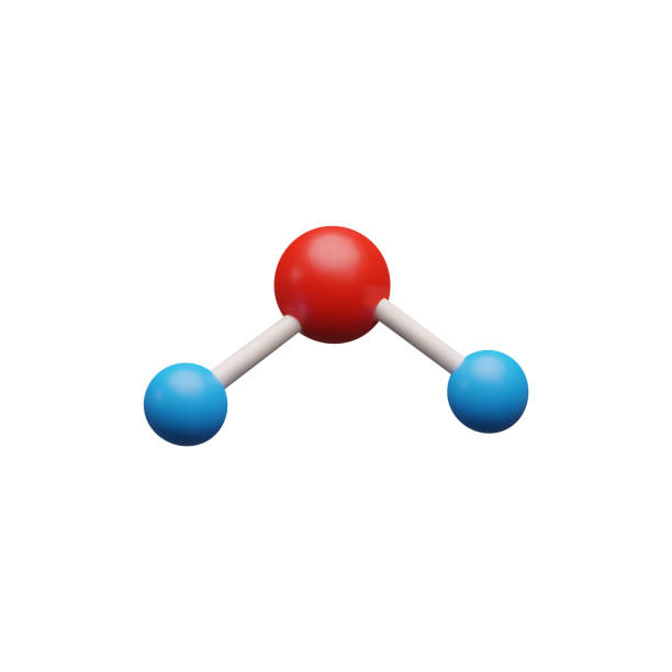 istock Vector graphics in the form of a molecule depicting the structure of an atom. 2182125077