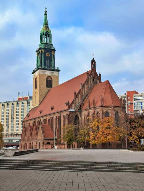 istock Church in Alexanderplatz Berlin Germany 2182128775