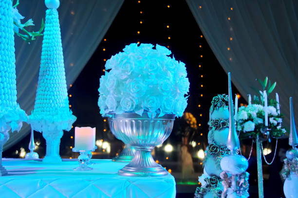 close up of the flowers of the wedding