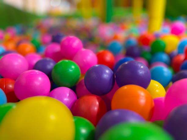 istock Rainbow Playground of Balls 2182133788