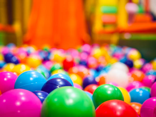 istock Colorful Balls in a Playground 2182134021