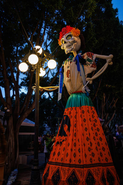 istock Day of the dead skeleton decoration 2182135340