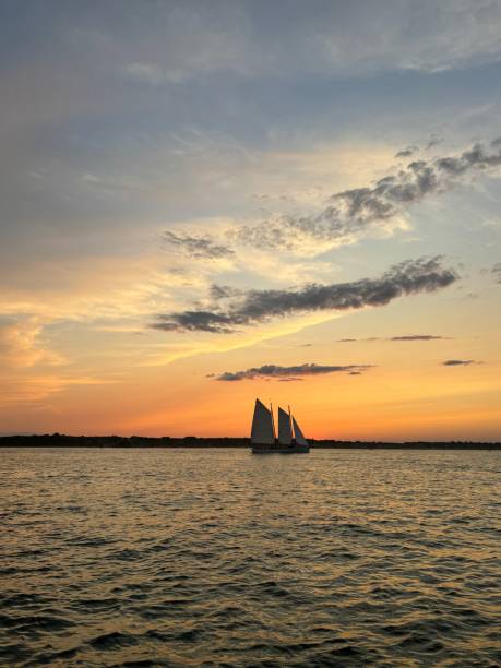 istock Sailboat in Jamestown RI 2182135399