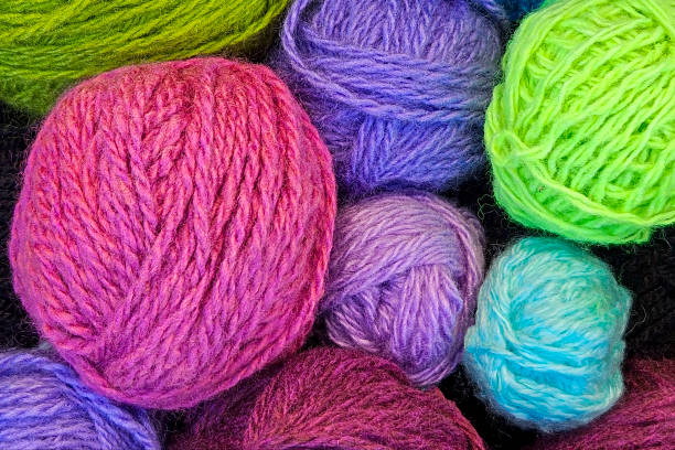 istock Knitting Balls of Wool Background 2182138917