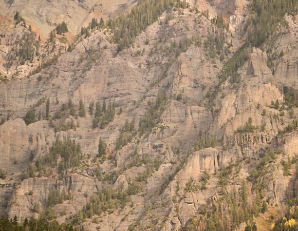 Driving on roads  and highways in the Rocky Mountains of Colorado