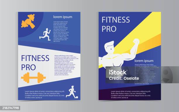 Poster Design Exercise Posters For Health And Exercise In The Media Design Template Vector ...