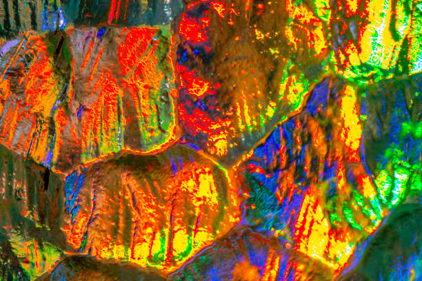 Image of a crystal cup of enlightenment with colored light