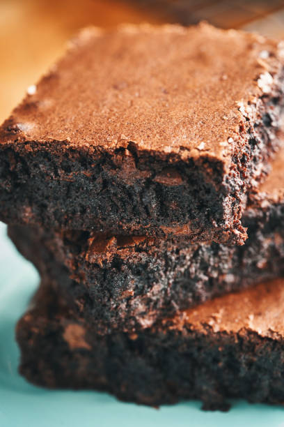 istock Fresh Baked Chocolate Brownies 2182161126