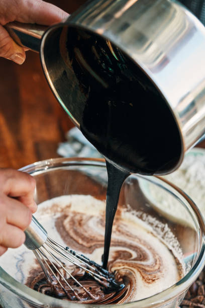 istock Preparing Chocolate Brownies in Domestic Kitchen 2182161281