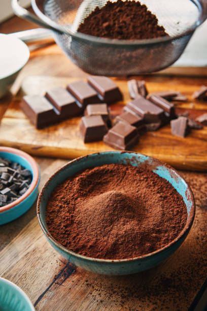 Preparing Chocolate Brownies in Domestic Kitchen