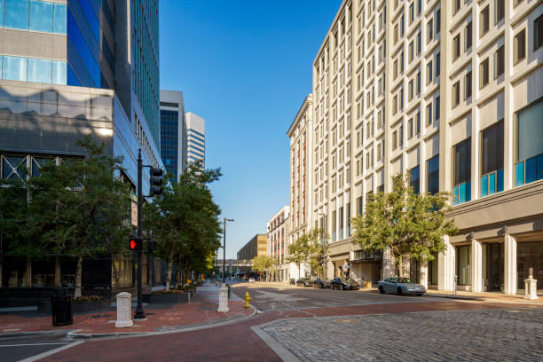 istock Empty streets Downtown Jacksonville Florida October 2024 2182161500