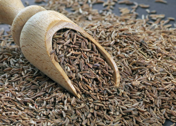 istock dry cumin seeds in a scoop. close up 2182171296