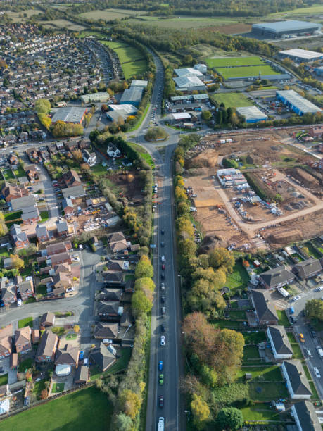 Hucknall new builds by Texaco roundabout. October 24.
