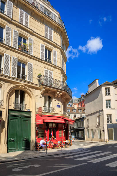 istock Sidewalk cafe in Paris, France 2182181656