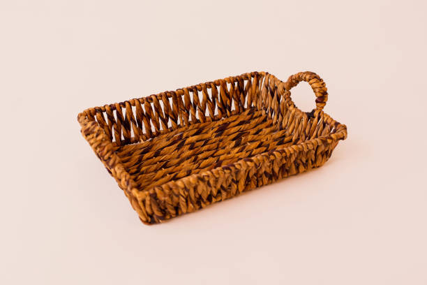 istock Closeup of a basket on a white background 2182182032