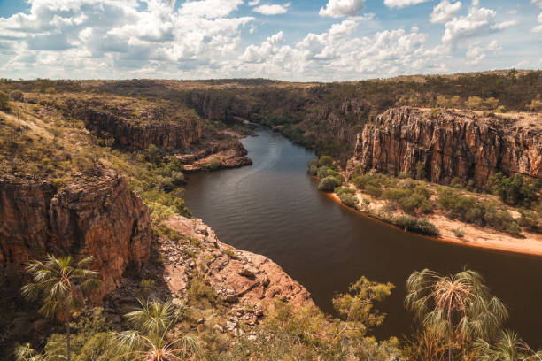 istock Serene river winding through Nitmiluk National Park under a dramatic sky in the Northern Territory 2182188054