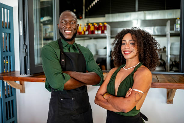 istock Confident Chefs Standing Proudly in a Modern Kitchen 2182188168