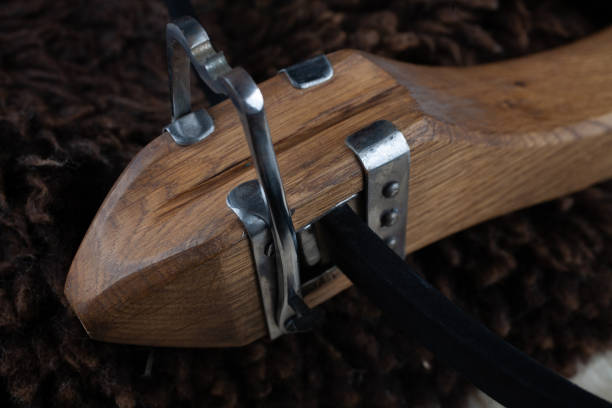 istock vintage medieval crossbow on sheep fur background 2182191777