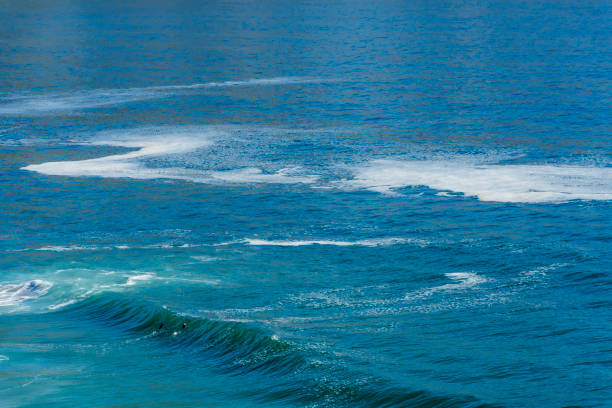 People are enjoying Canggu beach, Bali Island.