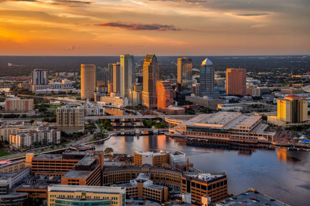 istock Beautiful Tampa at Sunset 2182200957