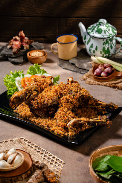 istock Ayam Goreng Lengkuas or Galangal Fried Chicken 2182219931