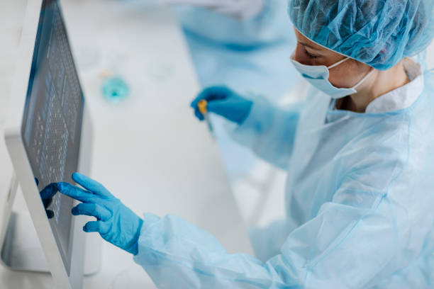 istock Laboratory Professional Conducts Research 2182230094