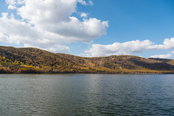 istock Natural scenery of mountains, rivers and lakes 2182230448