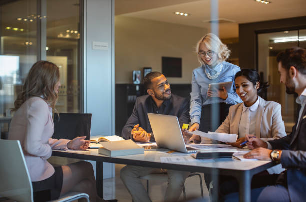 istock Diverse Team of Business Professionals Engaging in Project Planning 2182231012