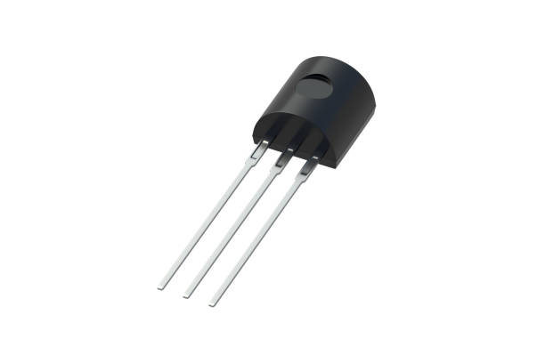 istock Bipolar transistor isolated on white background. Electronic component. Part of electrical circuit. 3d render 2182231572