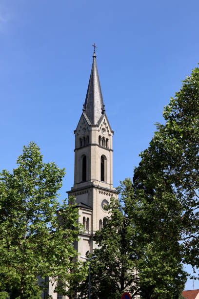 istock Luther Church in Konstanz, Lake Constance in Germany 2182243131