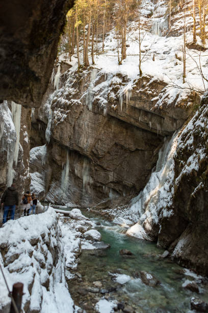 istock Partnachklamm or Partnach gorge in wintertime 2182243318