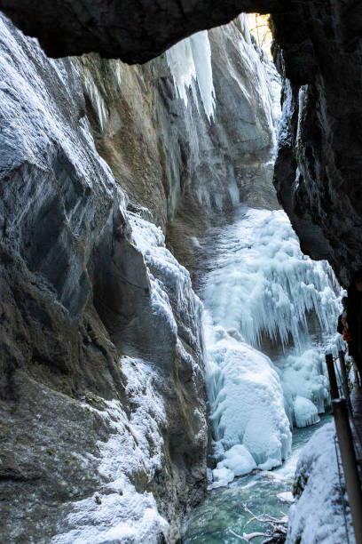 istock Partnachklamm or Partnach gorge in wintertime 2182243671