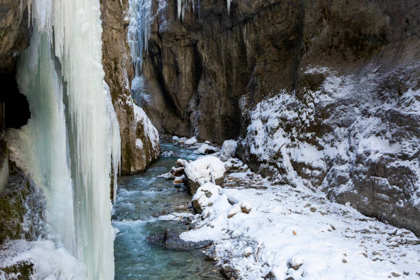 istock Partnachklamm or Partnach gorge in wintertime 2182243731