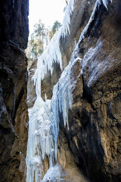 istock Partnachklamm or Partnach gorge in wintertime 2182243743
