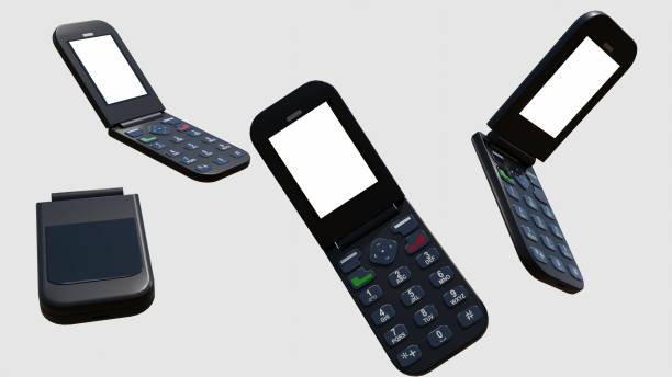 istock 3D rendering of a classic flip phone 2182253922