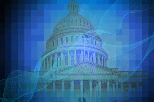 istock Government Compliance Virtual Diagram for regulations, law, standards, requirements and audit 2182273383