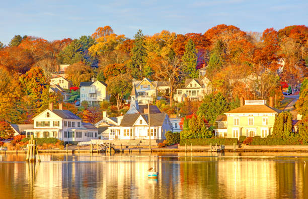 istock Autumn in Mystic, Connecticut 2182286384
