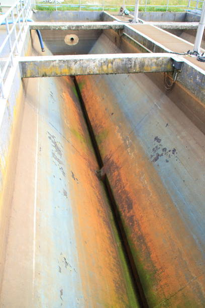 istock View into an Emscher basin in a sewage treatment plant 2182287961