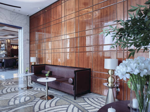 istock The sophisticated interior of a hotel lobby 2182298729