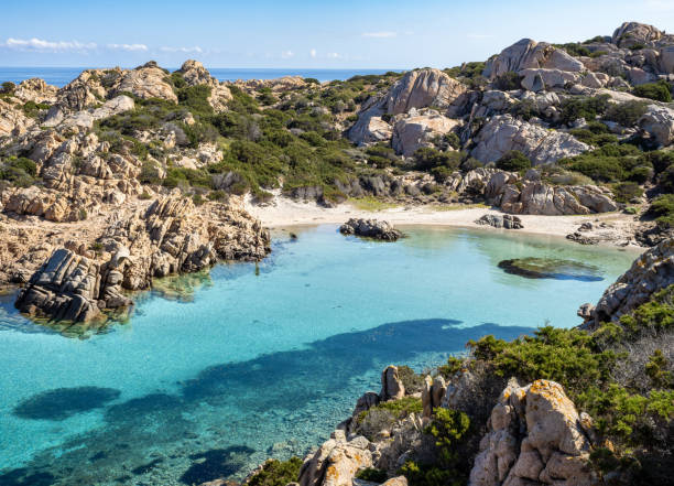 istock Capracese beach in Caprera island, Italy 2182328953