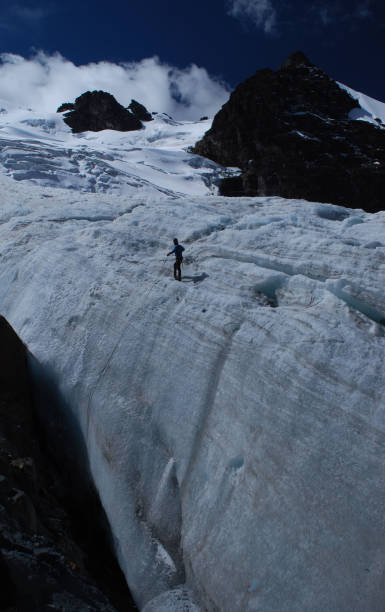 istock Ice Climbing on the Pequeno Alpamayo Glacier 2182347734