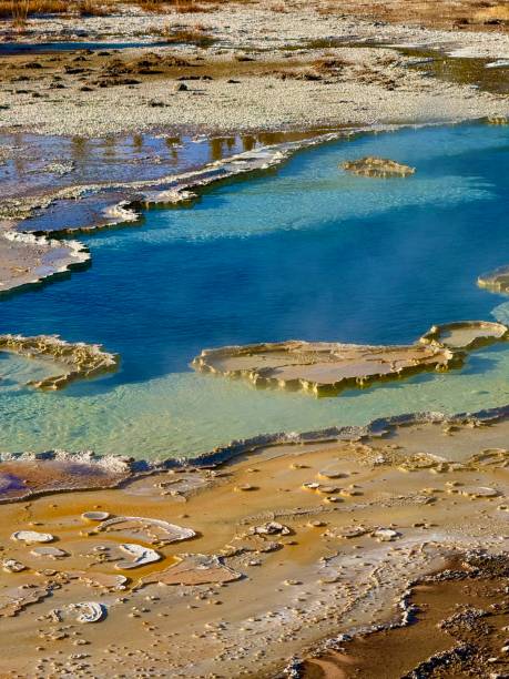 istock Upper Geyser Basin of Yellowstone National Park 2182348006